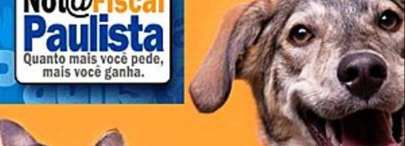 Nota Fiscal Paulista também pode beneficiar ONGS de Proteção Animal