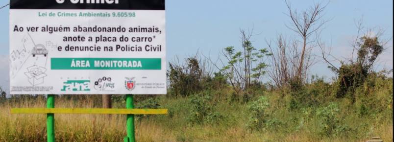 Ponta Grossa  monitora área de abandono de animais de estimação