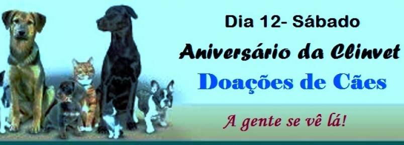 Sábado é aniversário da Clinvet