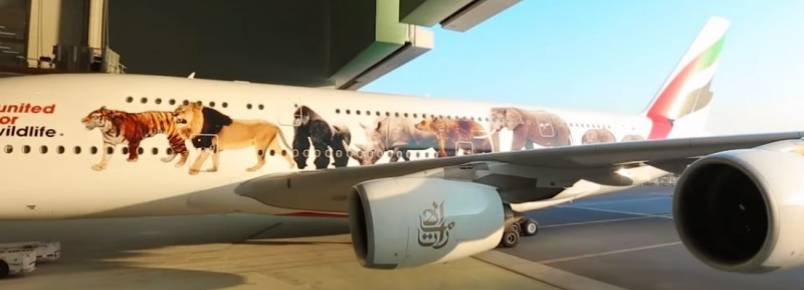 Emirates apoia ação em defesa de animais em extinção