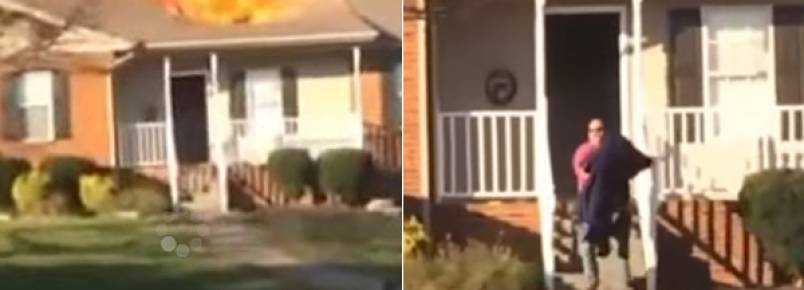 Homem invade casa durante incndio e salva cachorro do vizinho
