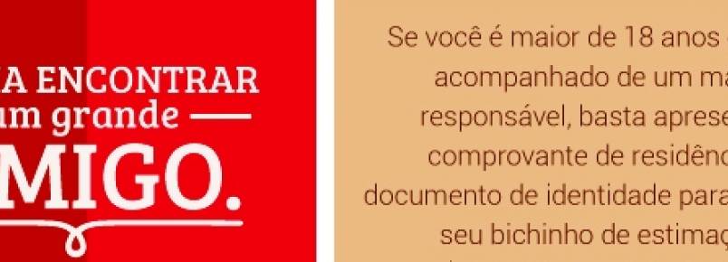 FEIRA DE ADOÇÃO DE ANIMAIS ACONTECERÁ NO NORTH SHOPPING JÓQUEI
