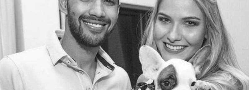 Gusttavo Lima dá cãozinho de presente para a noiva: 