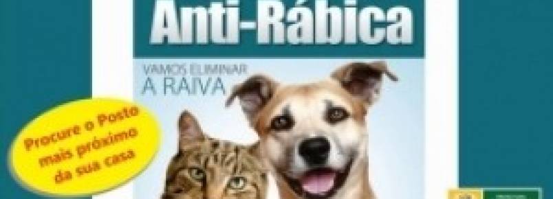 Campanha de Vacinação Antirrábica acontece neste sábado em Gurupi (TO)
