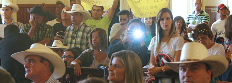 Audincia debate veto a rodeios em Juiz de Fora