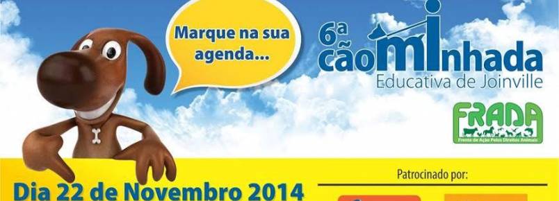 ONG realiza cãominhada educativa em Joinville (SC)