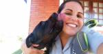 Conheça a linda história da policial Lidiany. Uma defensora dos animais!