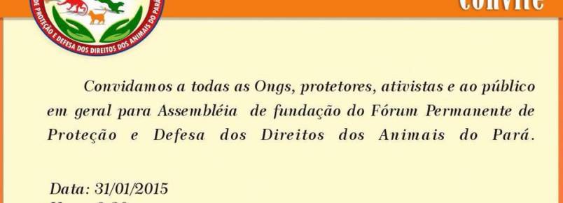 Grupo realiza fórum pela proteção e defesa animal no Pará